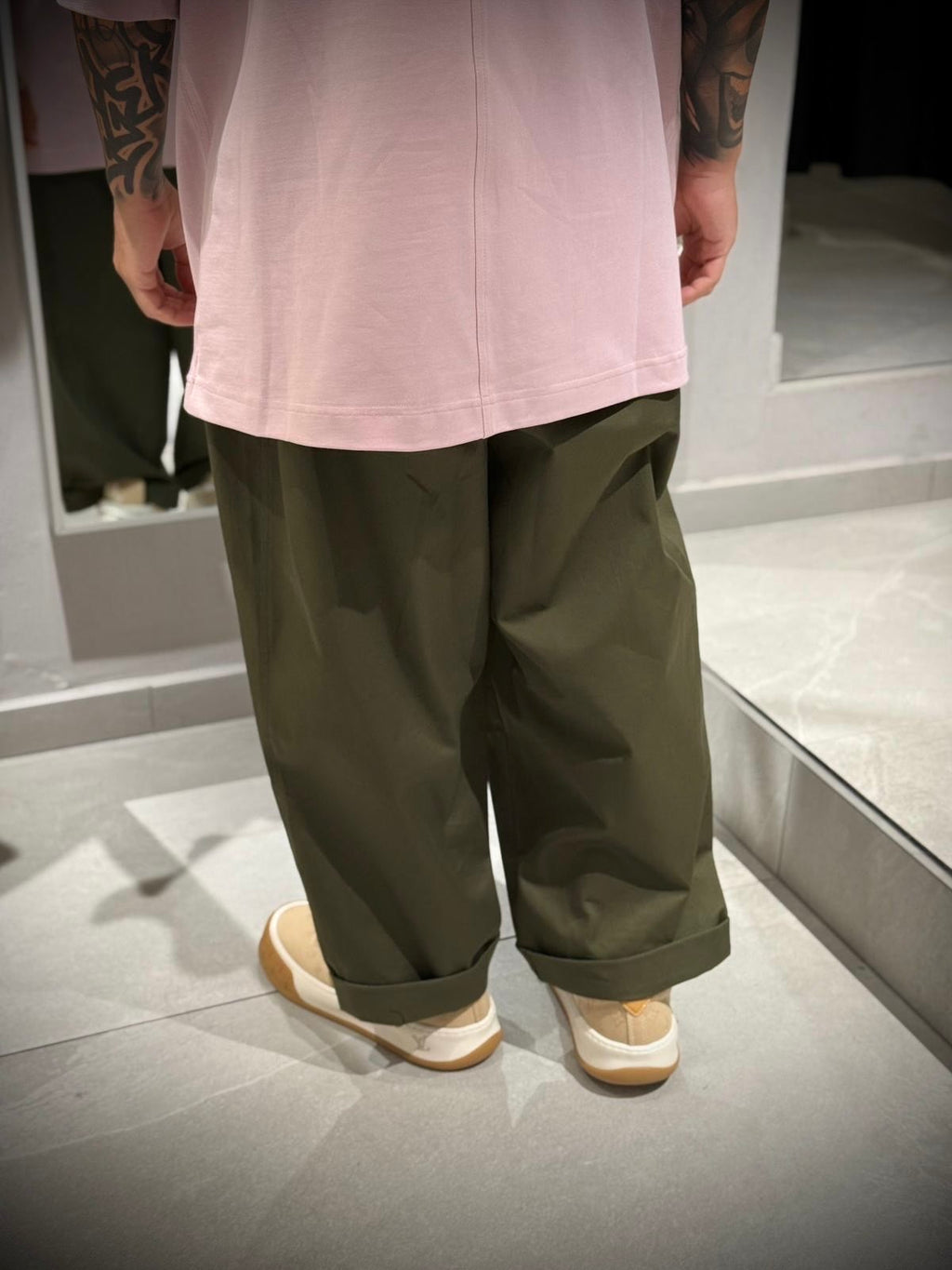 PANTALONE  RISVOLTO -  -