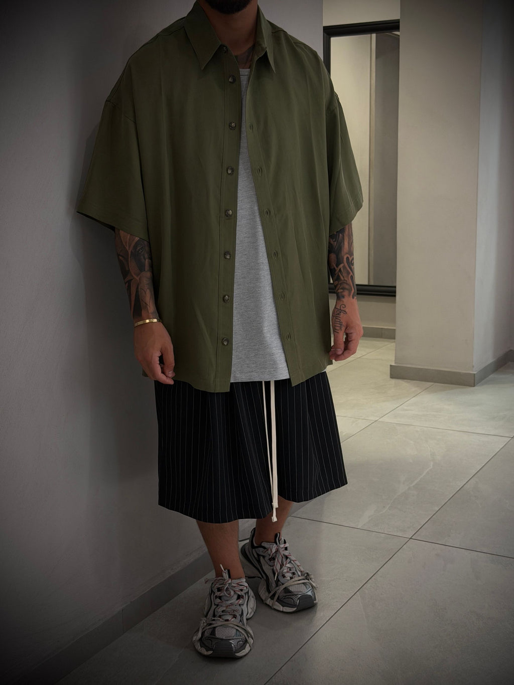 SHORT GESSATO -  -