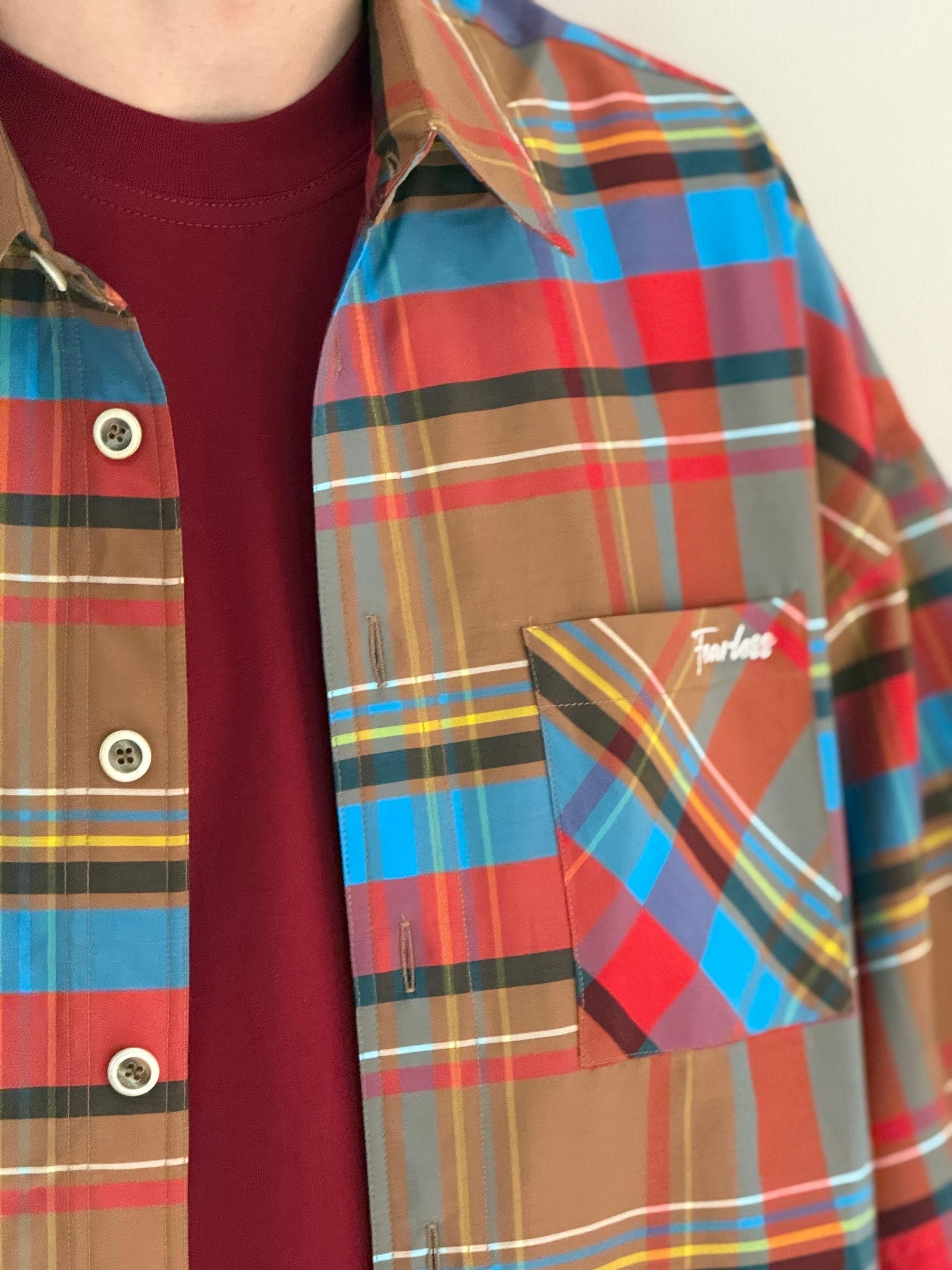 CAMICIA SHORT CHECK -  -