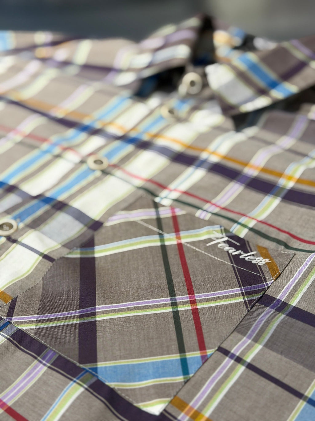 CAMICIA SHORT CHECK -  -