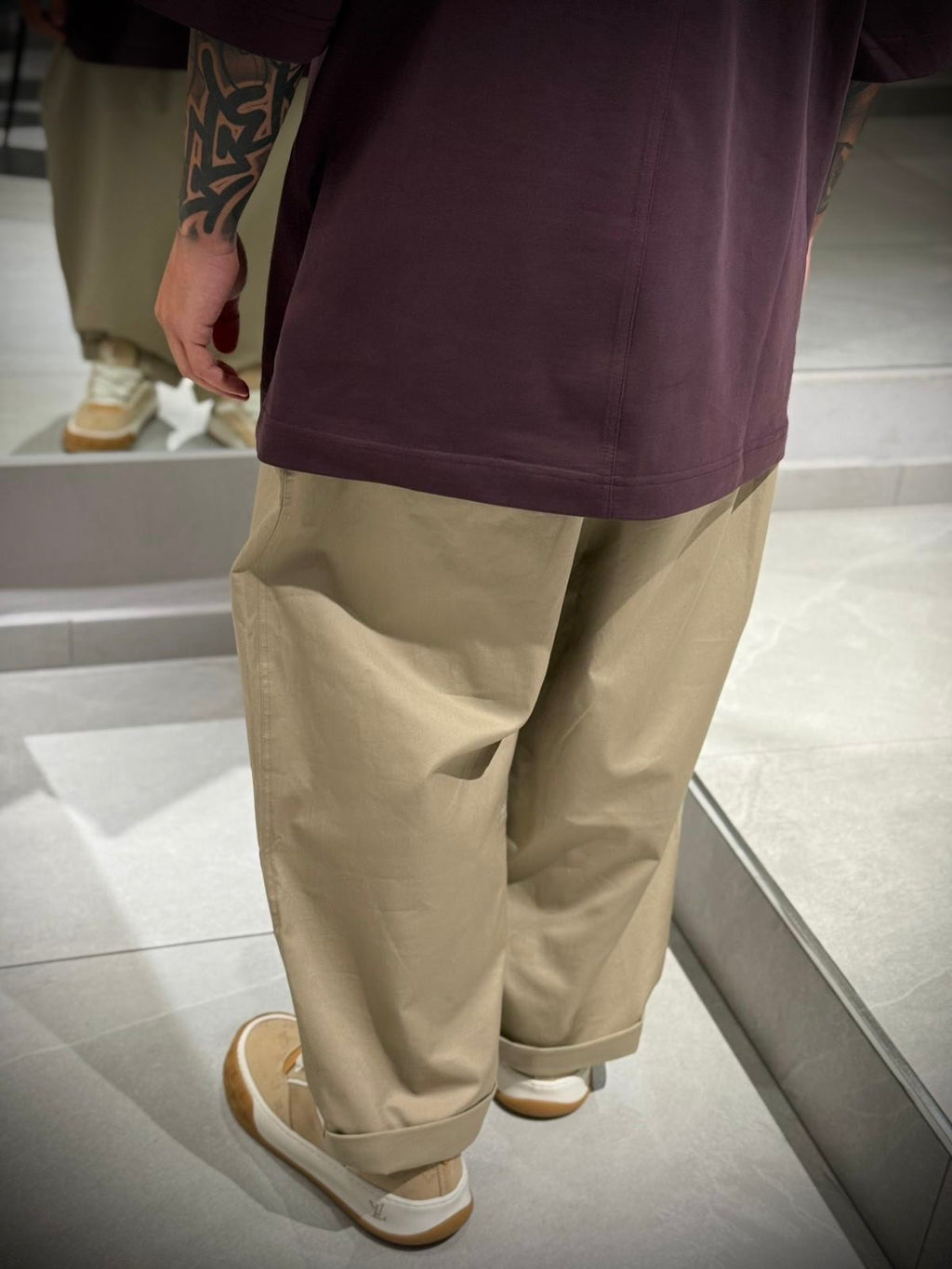 PANTALONE  RISVOLTO -  -