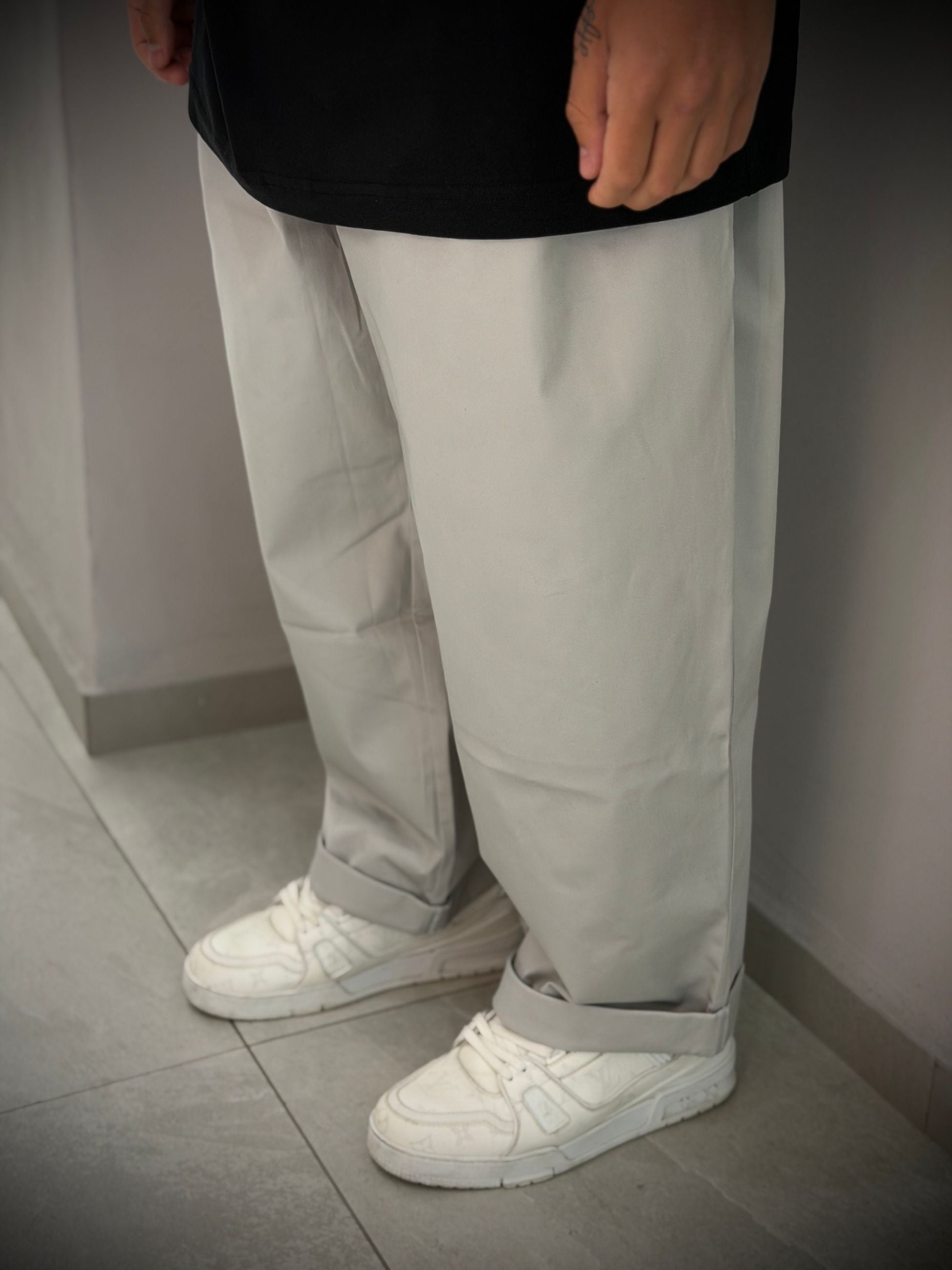 PANTALONE  RISVOLTO -  -