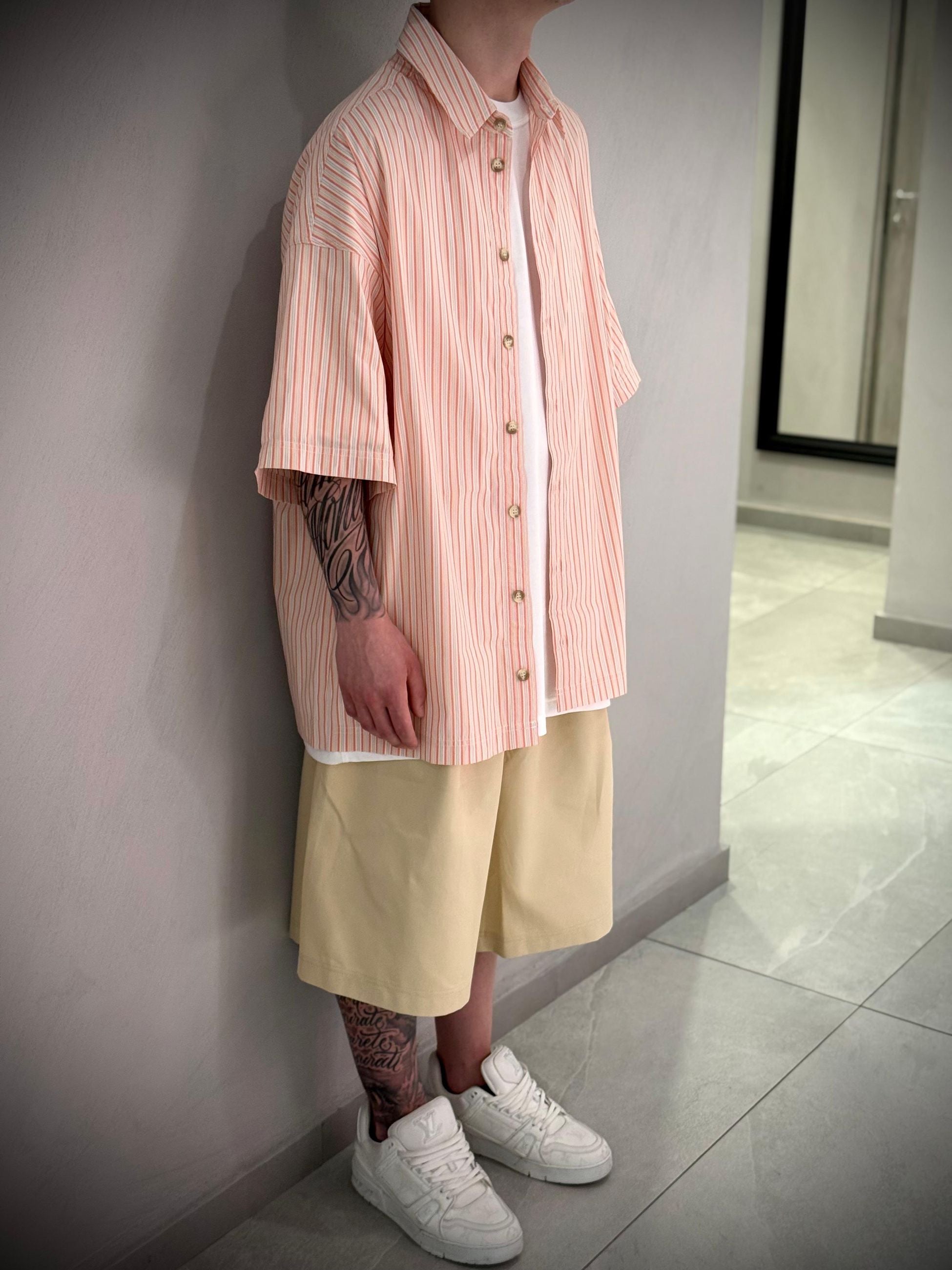 CAMICIA SHORT RIGHE -  -