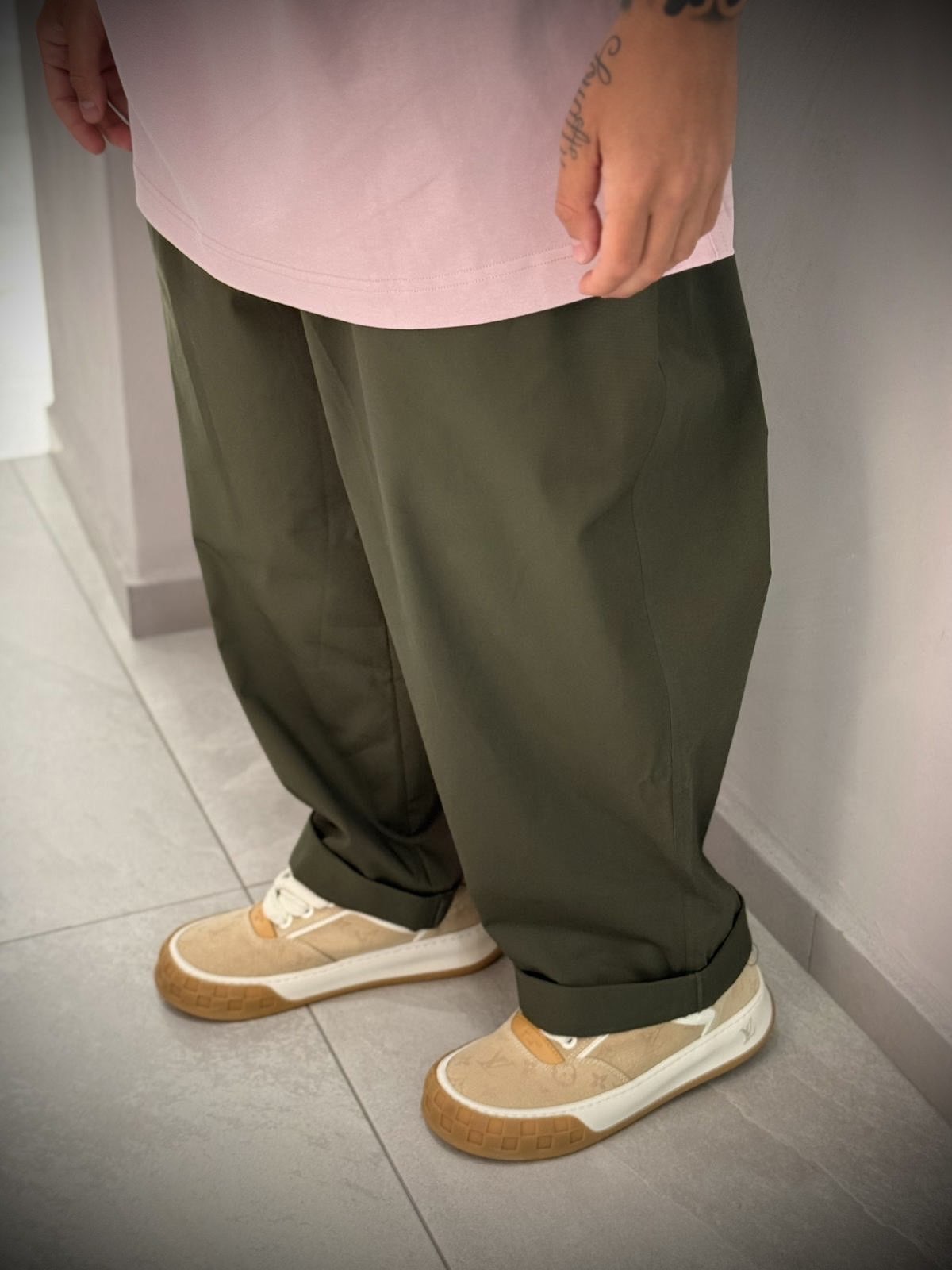 PANTALONE  RISVOLTO -  -